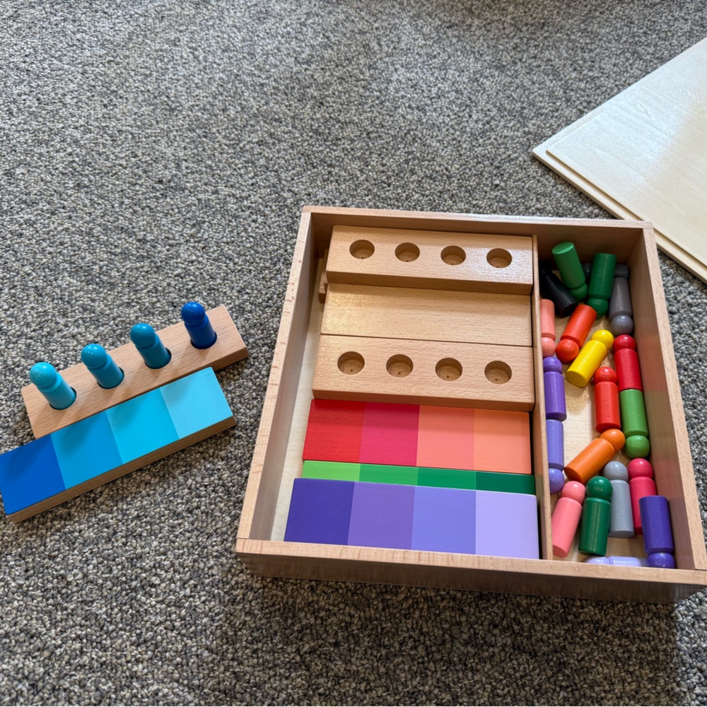 Montessori color resemblance learning toy